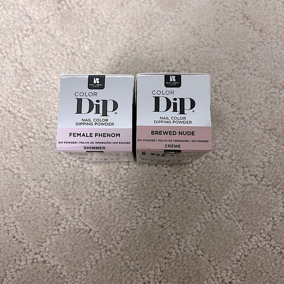 Red Carpet Manicure Dipping Powder in Female Phenom and Brewed Nude | Used once - Picture 2 of 5